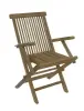 Artikelbild 1 des Artikels “2er-Set Trondheim Teak Klappstühle – Gartenstuhl-Set aus Upcycled Teak “